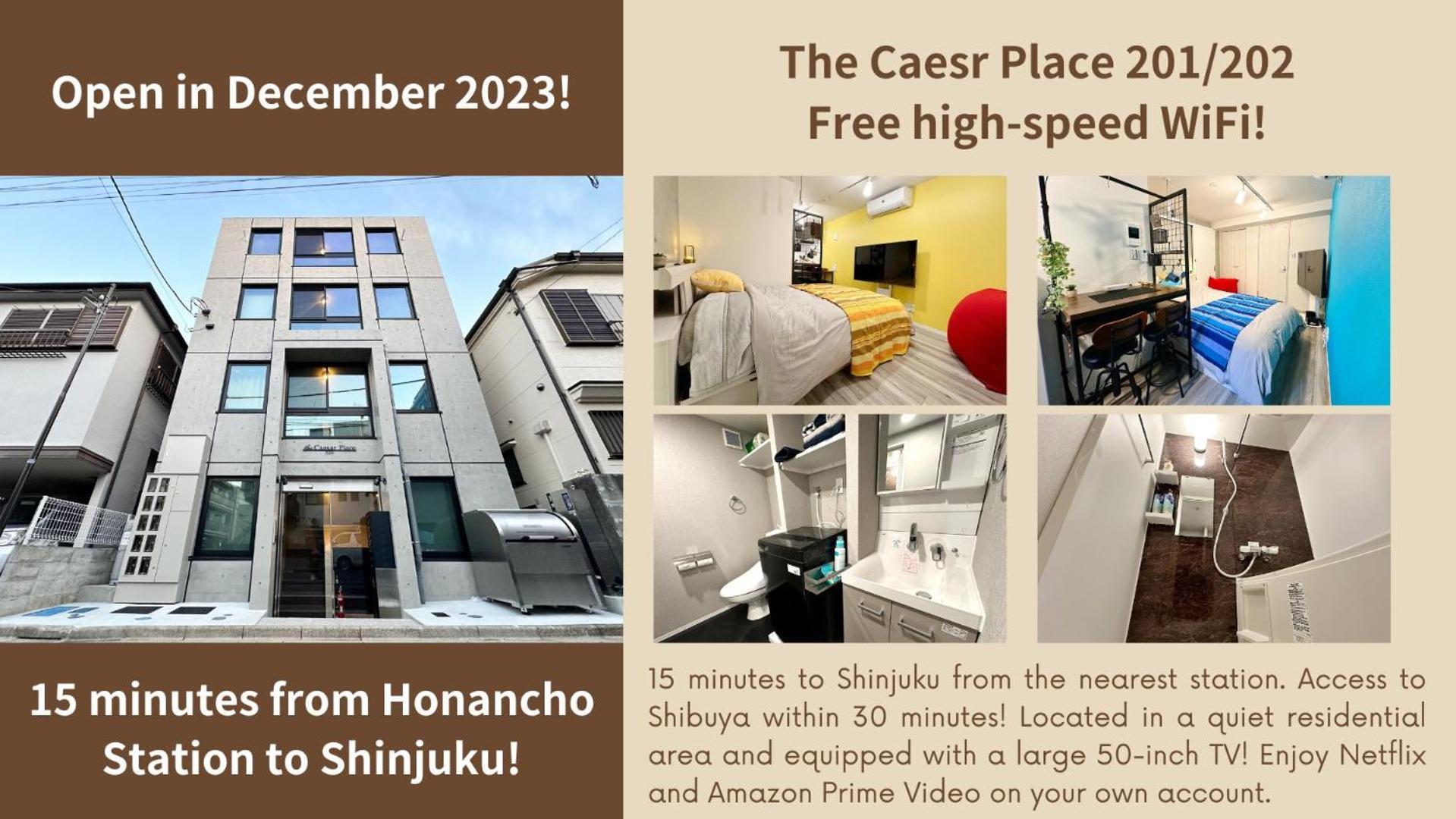 Caesar House 1room Shinjuku Shibuya Appartamento
